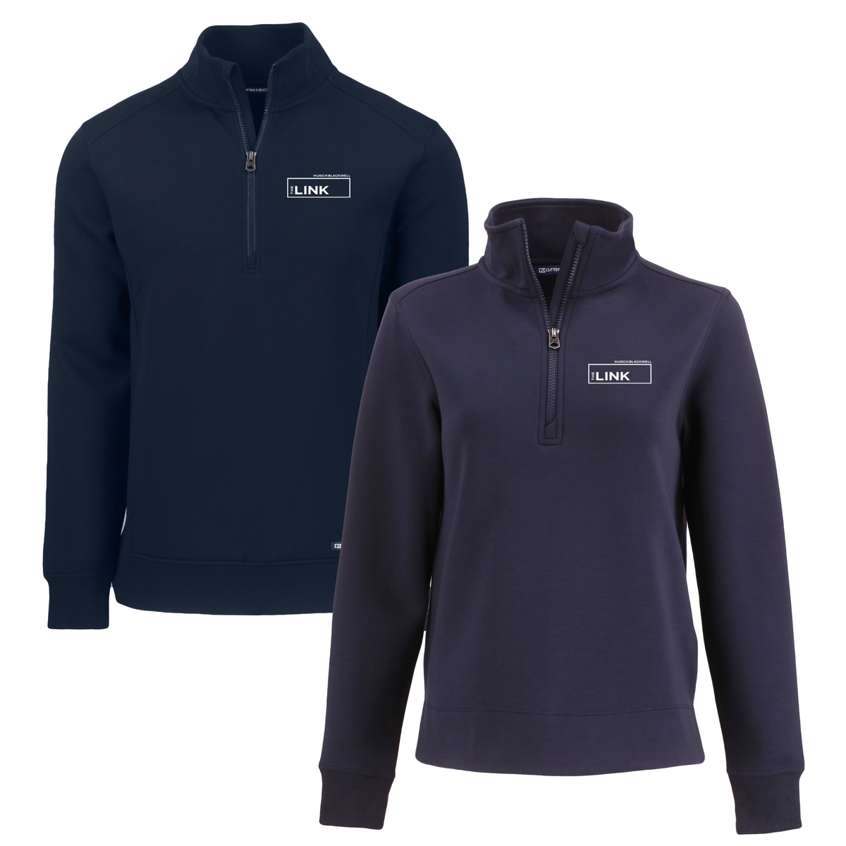 Cutter & Buck Quarter Zip Jacket with The LINK Logo